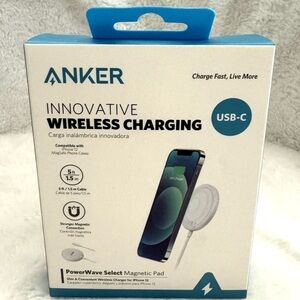 Anker PowerWave Select WIRELESS CHARGING MAGNETIC PAD for iPhone 7.5W MagSafe